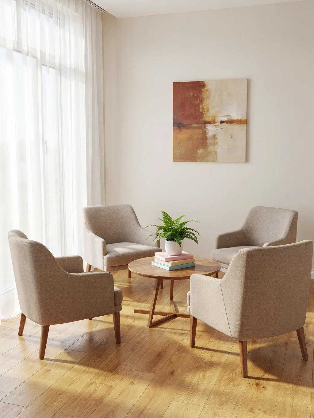 A structured and safe space designed for supervised parenting time