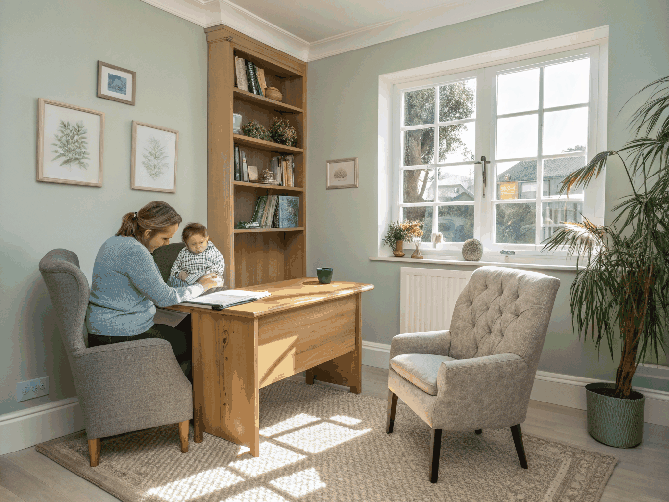 Calm and professional family support environment